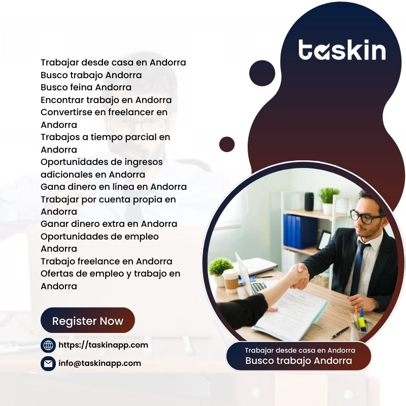 Oportunidades De Empleo Andorra | Taskin App